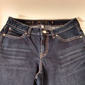 Jennifer Lopez Blue Denim Capri Jeans sz 6